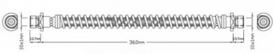 MOTAQUIP vbh993 -  Тормозной шланг