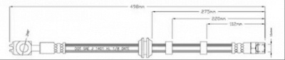 MOTAQUIP vbj137 -  Тормозной шланг