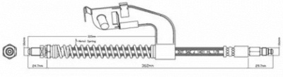 MOTAQUIP vbj171 -  Тормозной шланг