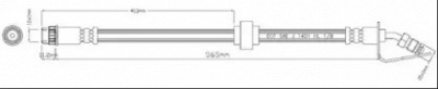 MOTAQUIP vbj207 -  Тормозной шланг