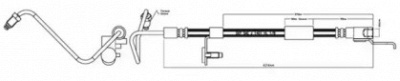 MOTAQUIP vbj235 -  Тормозной шланг