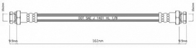 MOTAQUIP vbj300 -  Тормозной шланг