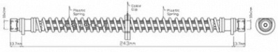 MOTAQUIP vbj313 -  Тормозной шланг