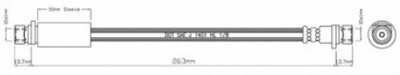 MOTAQUIP vbj377 -  Тормозной шланг