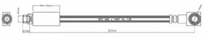 MOTAQUIP vbj672 -  Тормозной шланг
