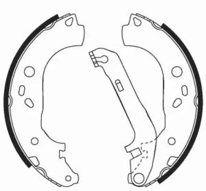 MOTAQUIP vbs667 -  Комплект тормозных колодок