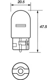 MOTAQUIP vbu382w -  Лампа накаливания, фонарь указателя поворота