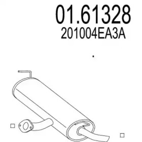 MTS 0161328 -  Глушитель выхлопных газов конечный