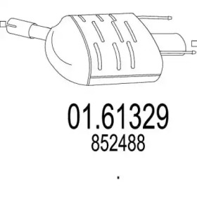 MTS 0161329 -  Глушитель выхлопных газов конечный