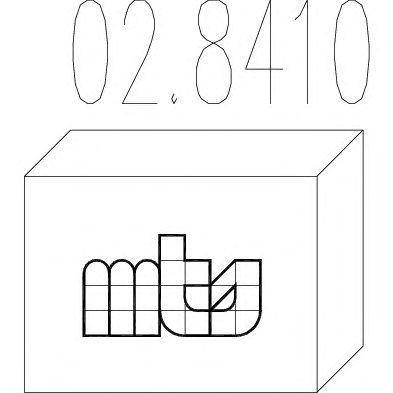 MTS 028410 -  Монтажный комплект, глушитель
