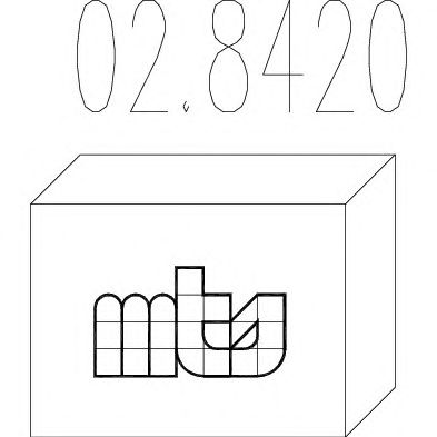 MTS 028420 -  Монтажный комплект, глушитель