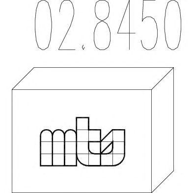 MTS 028450 -  Монтажный комплект, глушитель