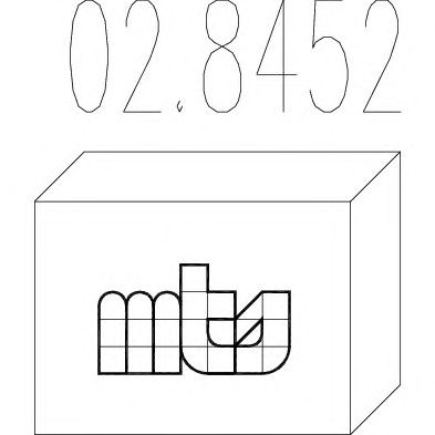 MTS 028452 -  Монтажный комплект, глушитель