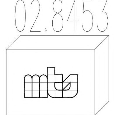 MTS 028453 -  Монтажный комплект, глушитель