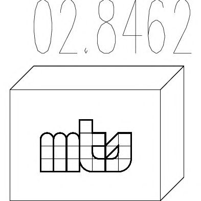 MTS 028462 -  Монтажный комплект, глушитель