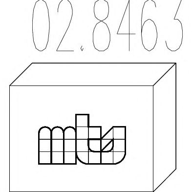 MTS 028463 -  Монтажный комплект, глушитель