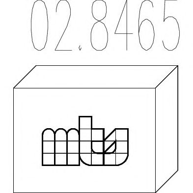 MTS 028465 -  Монтажный комплект, глушитель