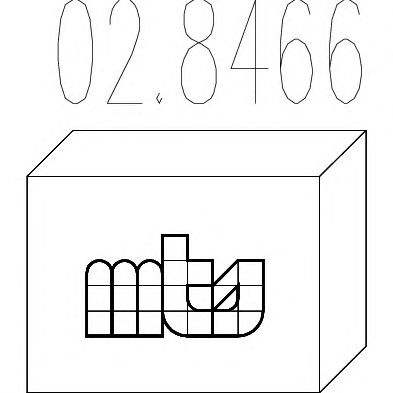 MTS 028466 -  Монтажный комплект, глушитель