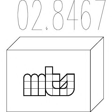 MTS 028467 -  Монтажный комплект, глушитель