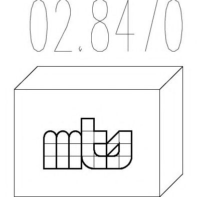 MTS 028470 -  Монтажный комплект, глушитель