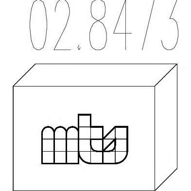 MTS 028473 -  Монтажный комплект, глушитель