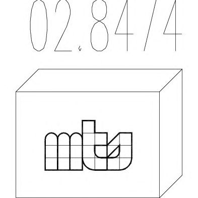 MTS 028474 -  Монтажный комплект, глушитель