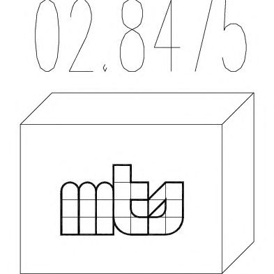 MTS 028475 -  Монтажный комплект, глушитель