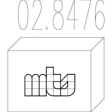 MTS 028476 -  Монтажный комплект, глушитель
