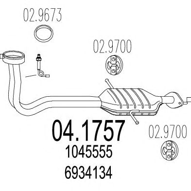 MTS 041757 -  Катализатор
