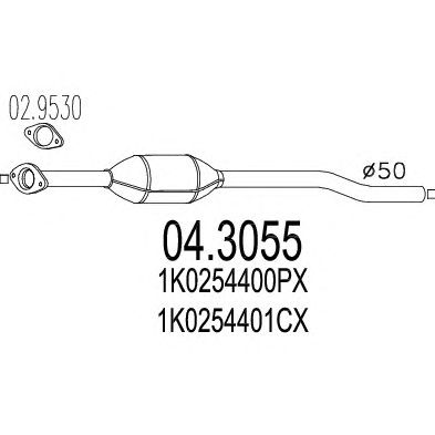 MTS 043055 -  Катализатор