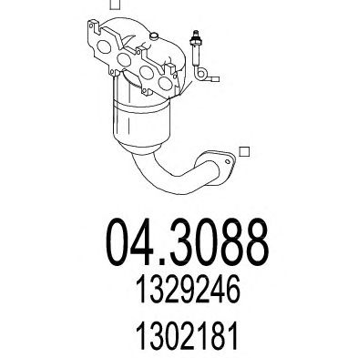 MTS 043088 -  Катализатор