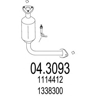 MTS 043093 -  Катализатор