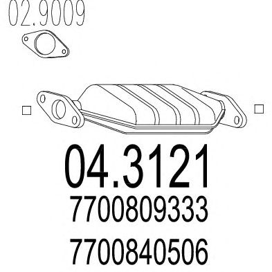 MTS 043121 -  Катализатор