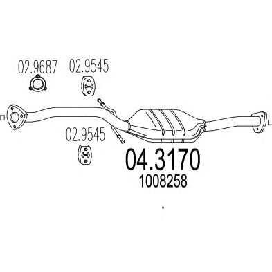 MTS 043170 -  Катализатор
