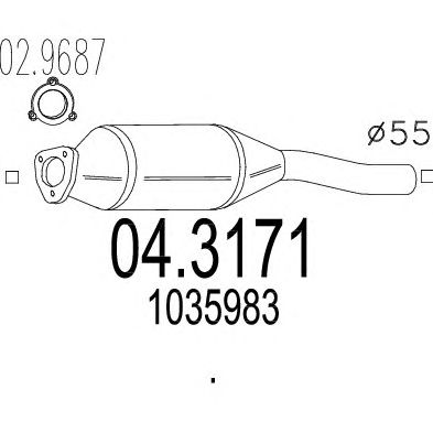 MTS 043171 -  Катализатор
