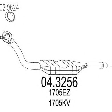 MTS 043256 -  Катализатор