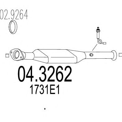 MTS 043262 -  Катализатор