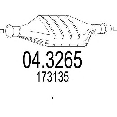 MTS 043265 -  Катализатор