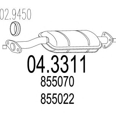 MTS 043311 -  Катализатор
