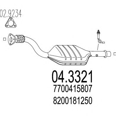 MTS 043321 -  Катализатор
