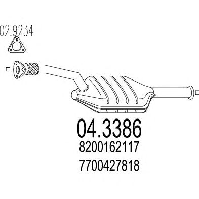 MTS 043386 -  Катализатор