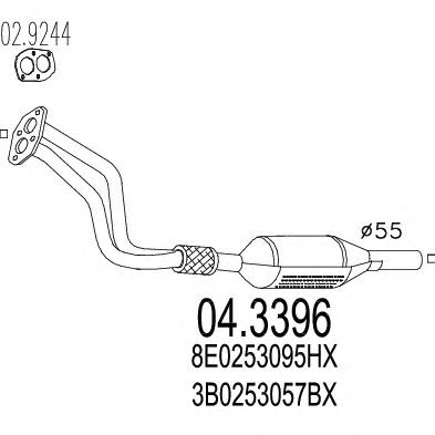 MTS 043396 -  Катализатор