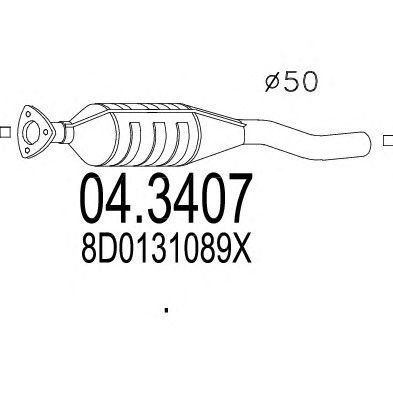 MTS 043407 -  Катализатор