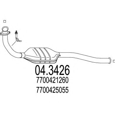 MTS 043426 -  Катализатор
