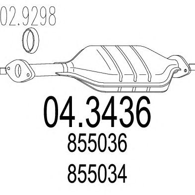 MTS 043436 -  Катализатор