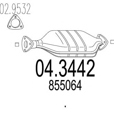 MTS 043442 -  Катализатор