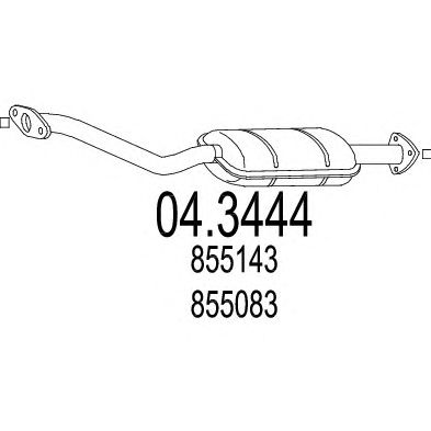 MTS 043444 -  Катализатор