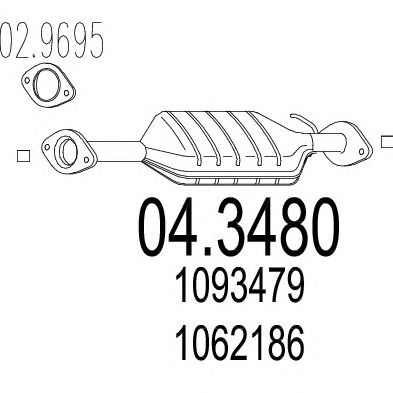 MTS 043480 -  Катализатор