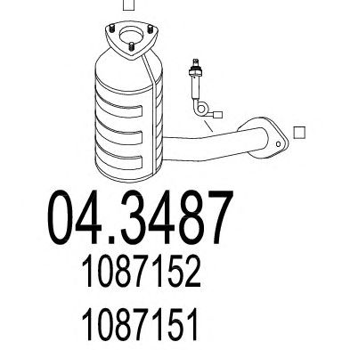MTS 043487 -  Катализатор