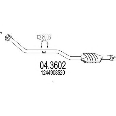 MTS 043602 -  Катализатор
